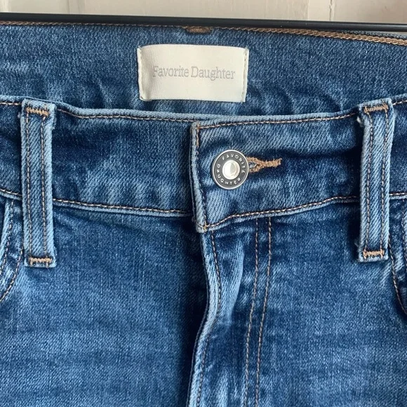 Favorite Daughter Valentina Shortie Petite Cigarette Jeans Size 30 - Picture 4 of 10
